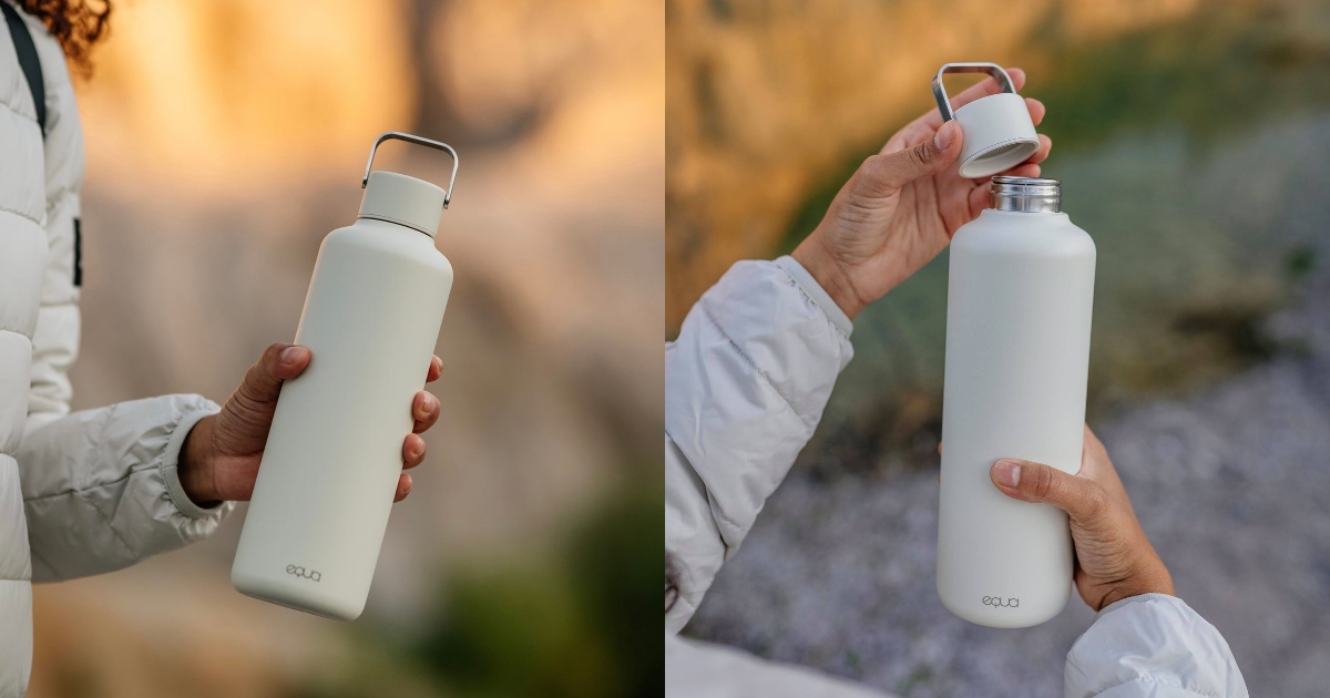 Lightweight Timeless Steel Bottle – EQUA - Sustainable Water Bottles