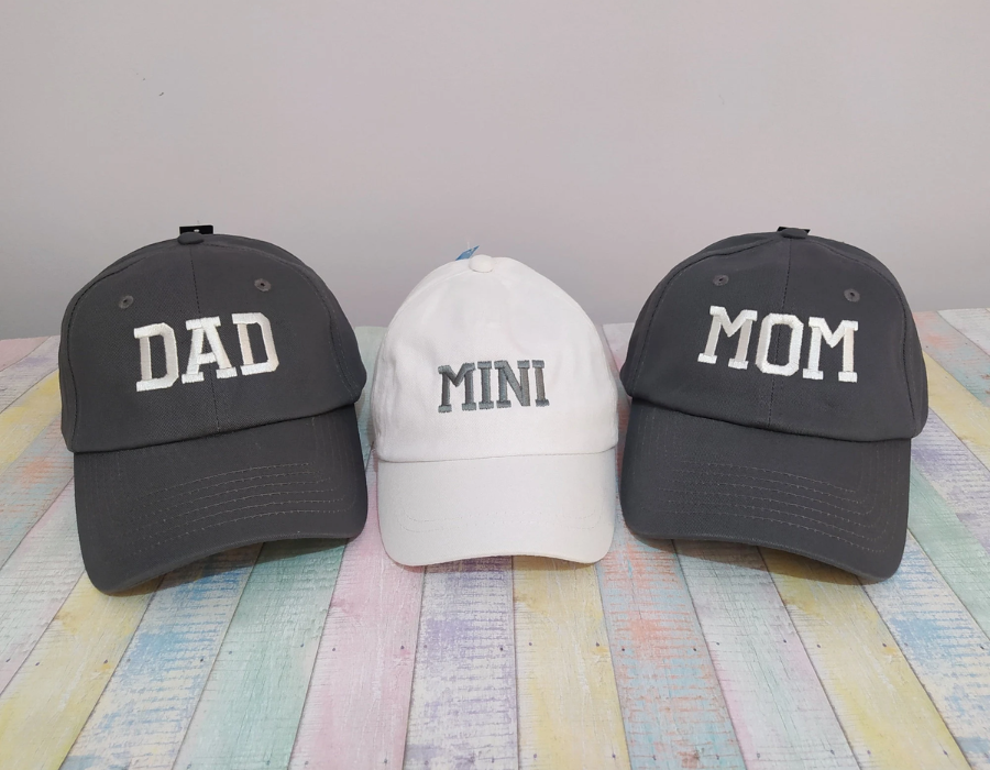 Matching hats for the  family