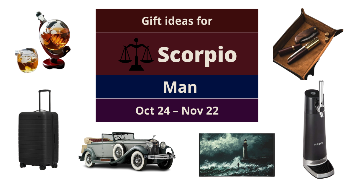 Birthday gifts for Scorpio man BeePail the BLOG