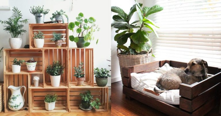 wooden crate decorating ideas